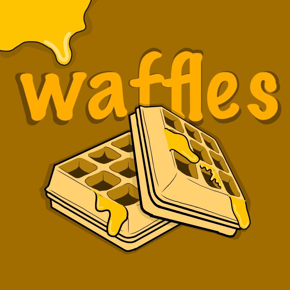 Waffles illustration